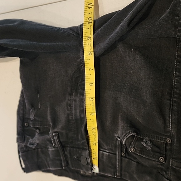 MOTHER Looker Ankle Fray Jeans in Guilty as Sin sz 24 - Picture 10 of 15